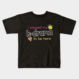 K-Drama Gift for Korean Drama Lovers Kids T-Shirt